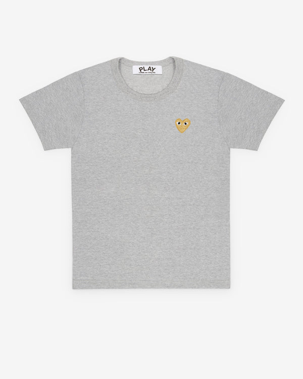 Play - Gold Heart T-Shirt - (Grey)