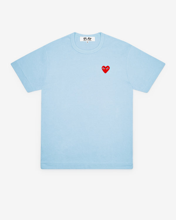 Play Comme des Garçons - Bright Red Heart T-Shirt - (Blue)
