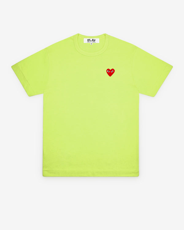 Play Comme des Garçons - Bright Red Heart T-Shirt - (Green)