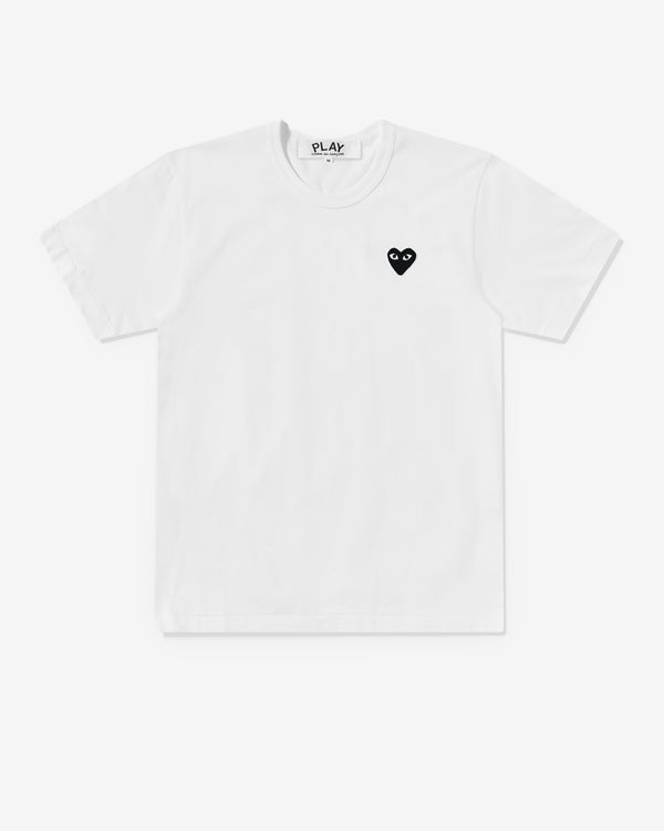 Play - Black Heart Emblem T-Shirt - (White)