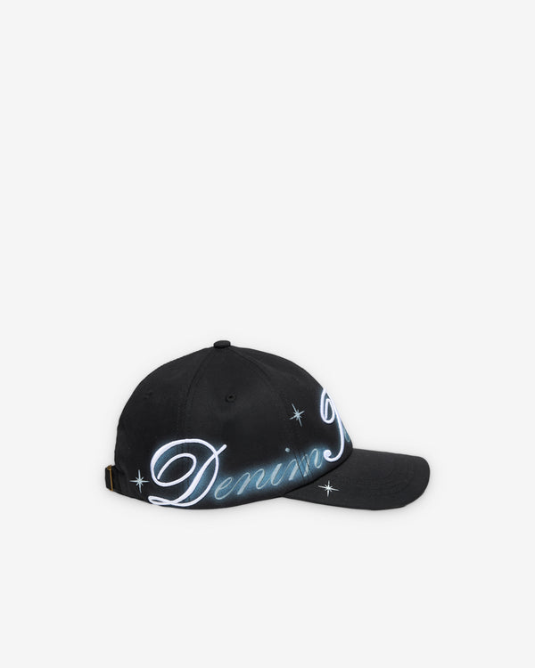 Denim Tears - Airbrushed DT Logo Cap - (Black)