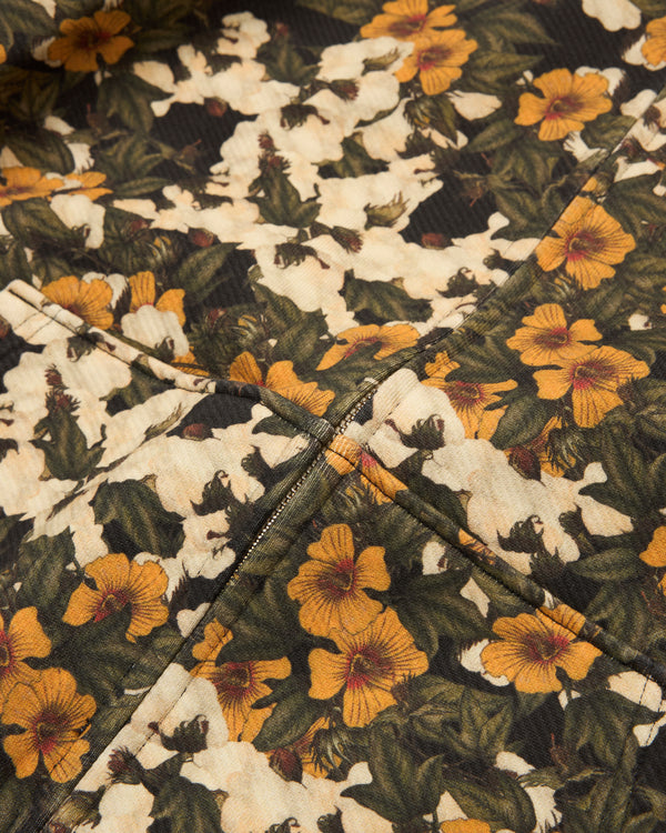 Denim Tears - Floral Wreath Zip Hoodie - (Green / Yellow)