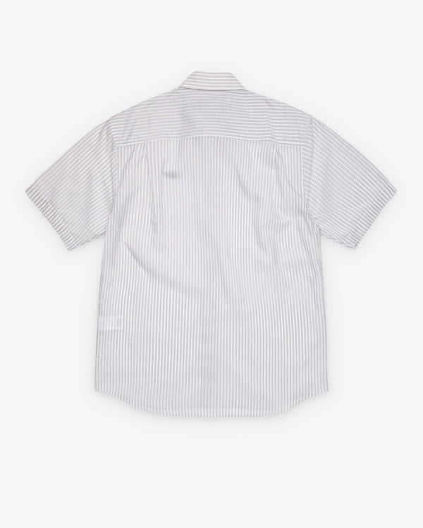 Denim Tears - Men's Apple Short Sleeve Button Up - (Green/Stripe)