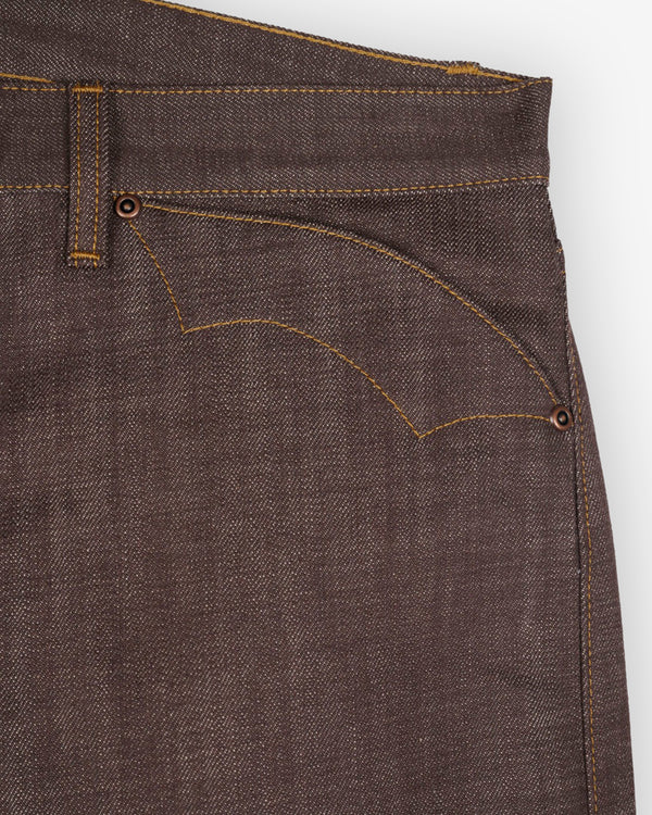 Brain Dead - Men's Type 00 14.5oz Selvedge Jeans - (Brown)