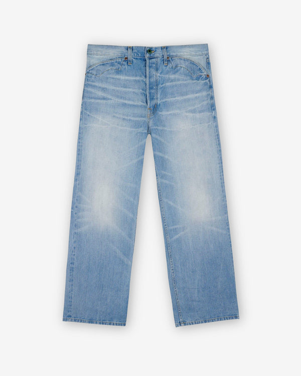 Brain Dead - Men's Type 00 14.1oz Selvedge Bull Denim - (Light Wash Indigo)