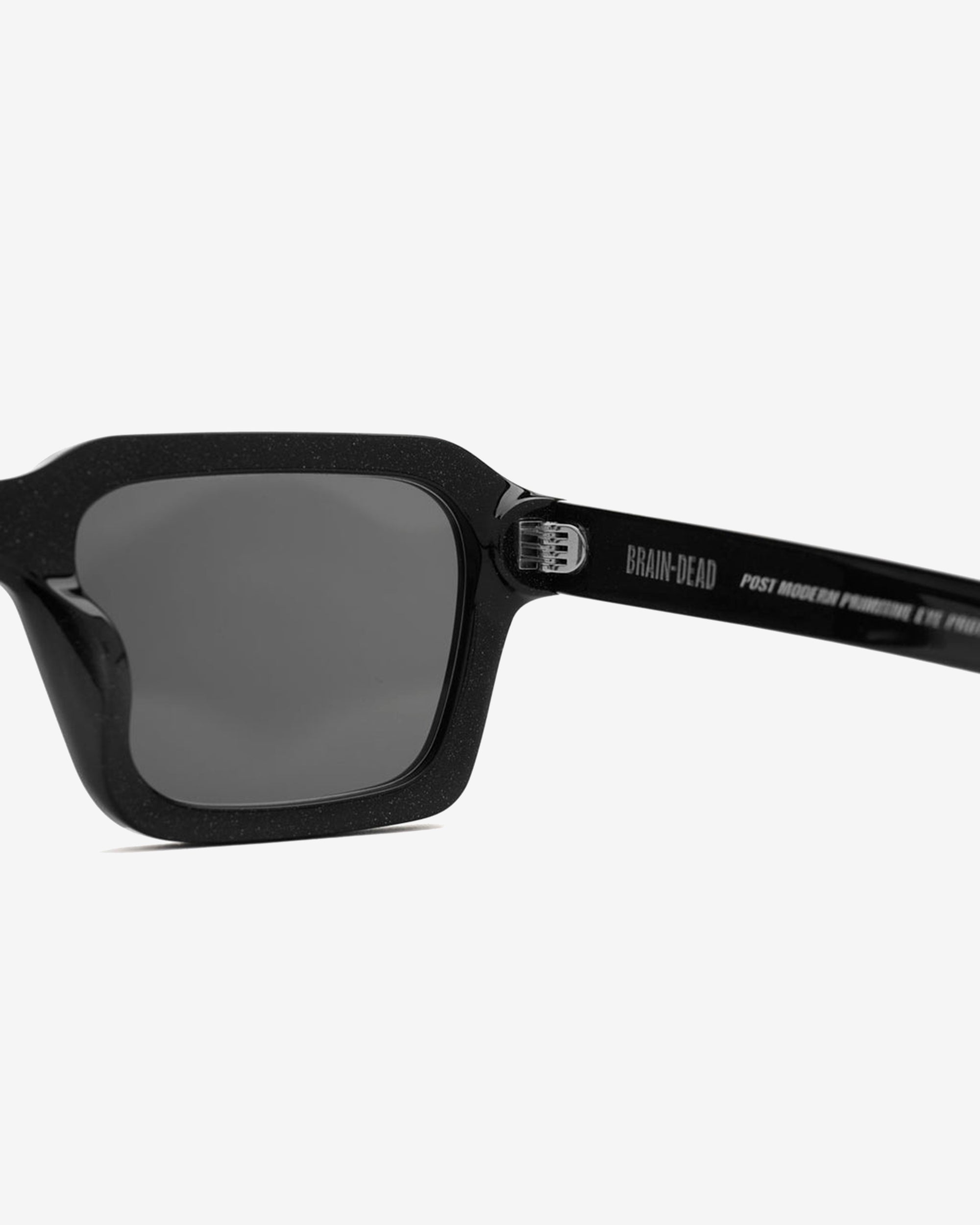 Brain Dead - Stauton Sunglasses - (Black Sparkle) view 3, Click to Zoom in