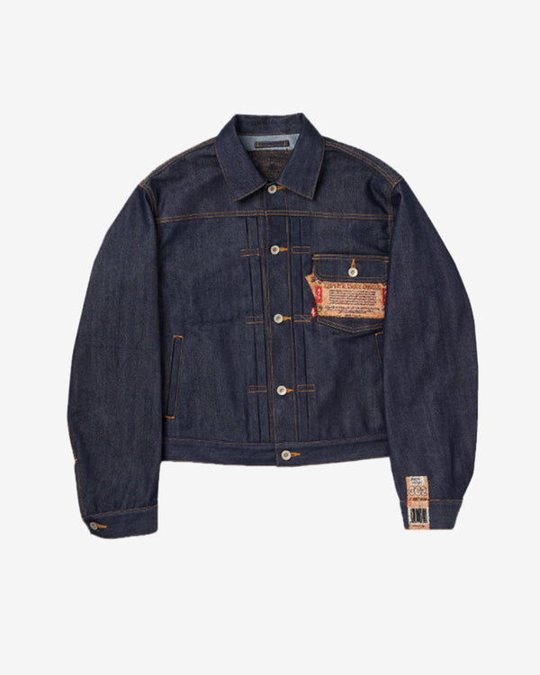 Doublet - Men's Air Yarn Raw Denim Jacket - (Indigo)