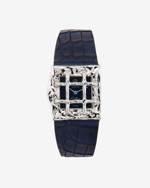 Patcharavipa - Customised Vintage Rolex Cellini Cage De Minuit Watch - (White Gold)