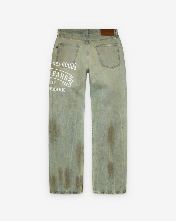 Denim Tears - Men's Baggy ADG Denim Pant - (Dirty Wash)