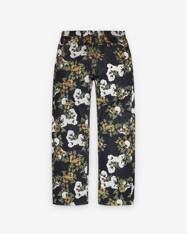Denim Tears - Men's Straight Floral Denim Pant - (Selvedge)