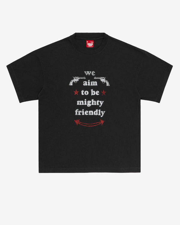 Fugazi - Men's Mighty Friendly Paper Thin T-Shirt - (Black)