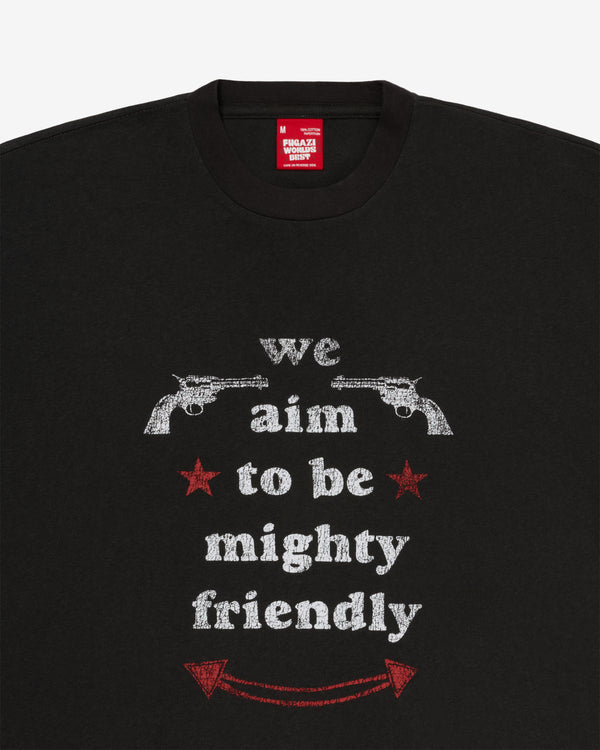 Fugazi - Men's Mighty Friendly Paper Thin T-Shirt - (Black)
