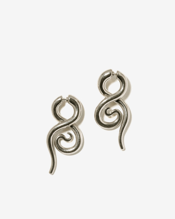 Panconesi - Boa Earrings L Silver - (Silver)
