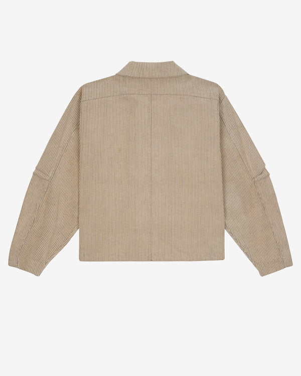 Brain Dead - Men's Boxy Ruffle Jacket - (Natural)