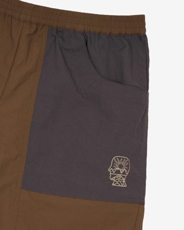 Brain Dead - Men's Nylon Equipment Utility Short - (Brown)