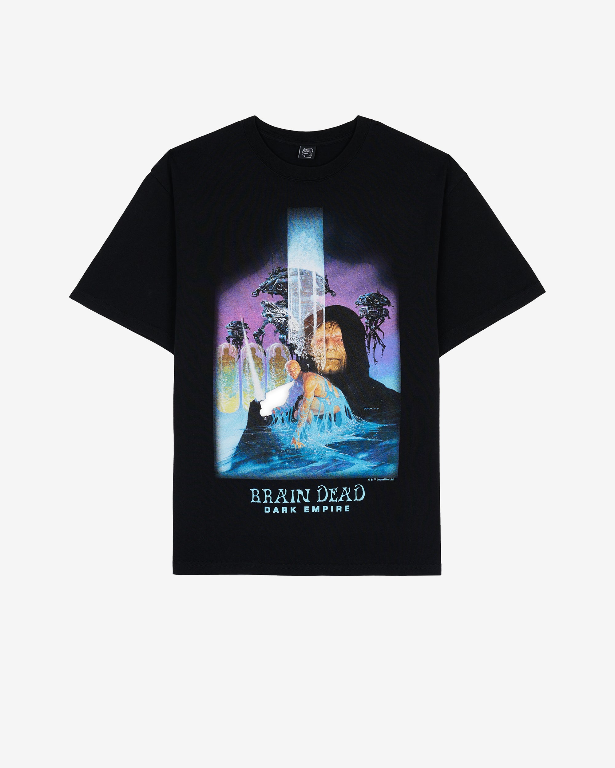 Brain Dead - Men's Star Wars Dark Empire Bacta Tank T-Shirt - (Black) view 1, Click to Zoom in