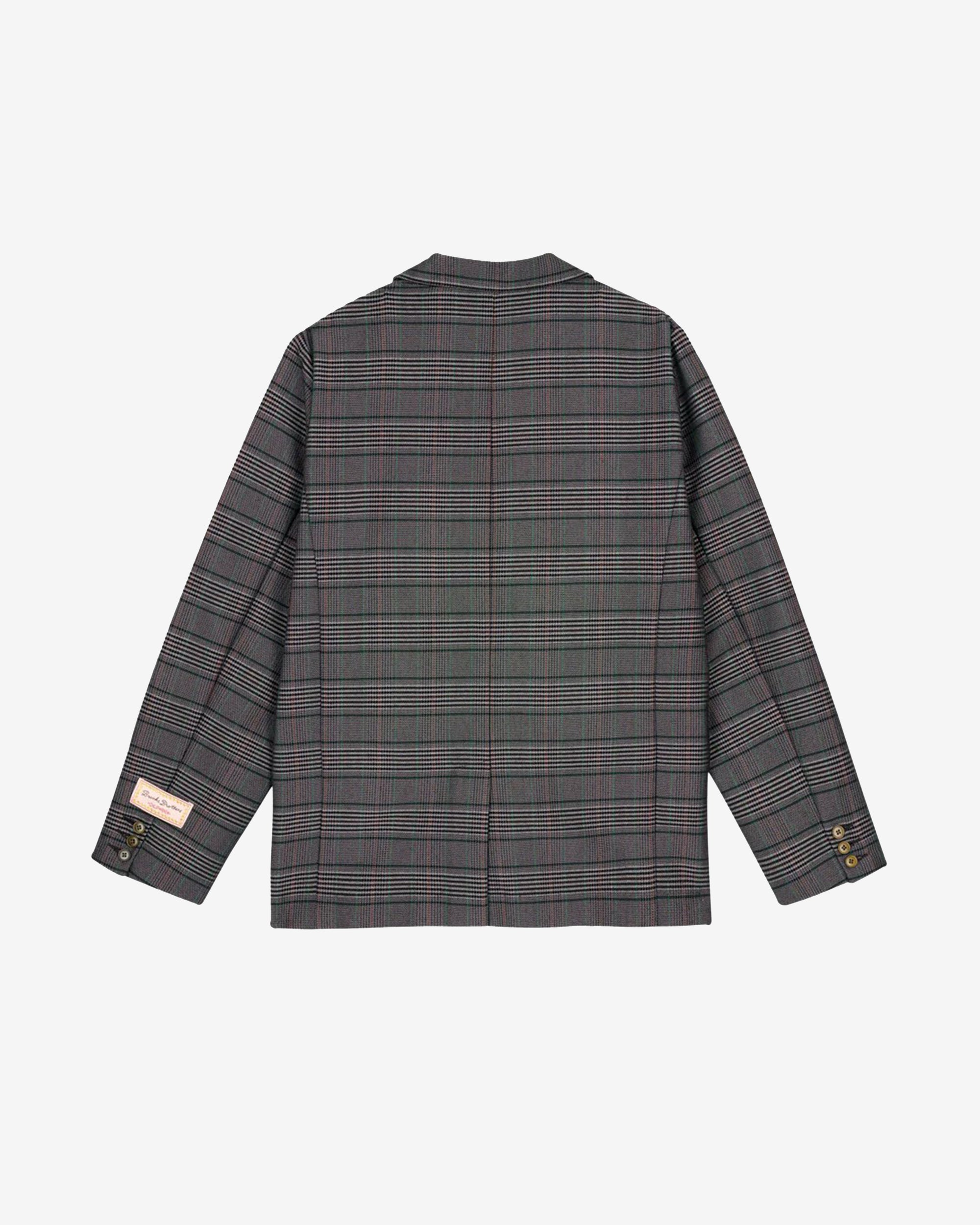 Brain Dead - Brooks Brothers Men's California Glen Check Blazer - (Grey) view 2, Click to Zoom in