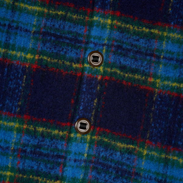 Brain Dead - Men's Brushed Rancher Flannel Shirt - (Navy)