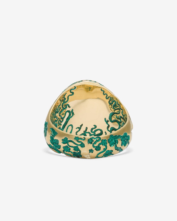 Castro - Tree Of Life Signet Ring - (Yellow Gold)