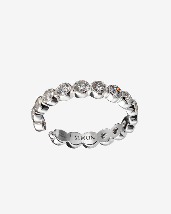 Nomis - Women's Olga Ear Cuff and Ring - (White Gold)