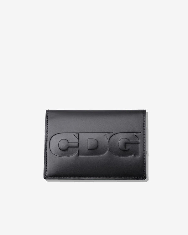 CDG - Embossed Logo Wallet - (SA6400 Black)