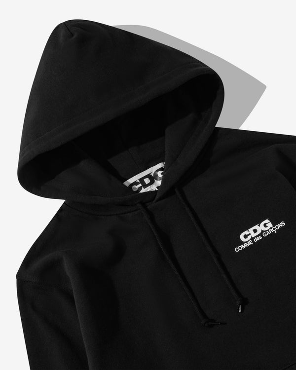 CDG - Logo Hooded Sweatshirt - (Black)