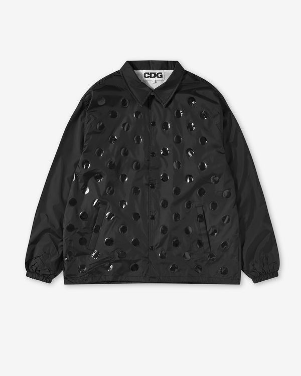 CDG - Polka Dot Coach Jacket - (Black)