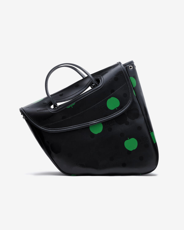 CDG Beatles - Small Apple & Polka Dot Bag - (Black)
