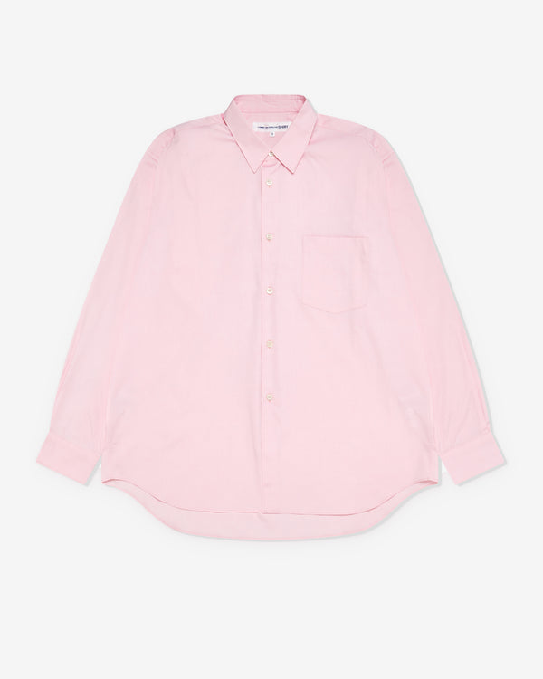 CDG Shirt Forever - Men's Wide Fit Cotton Shirt - (Pink)