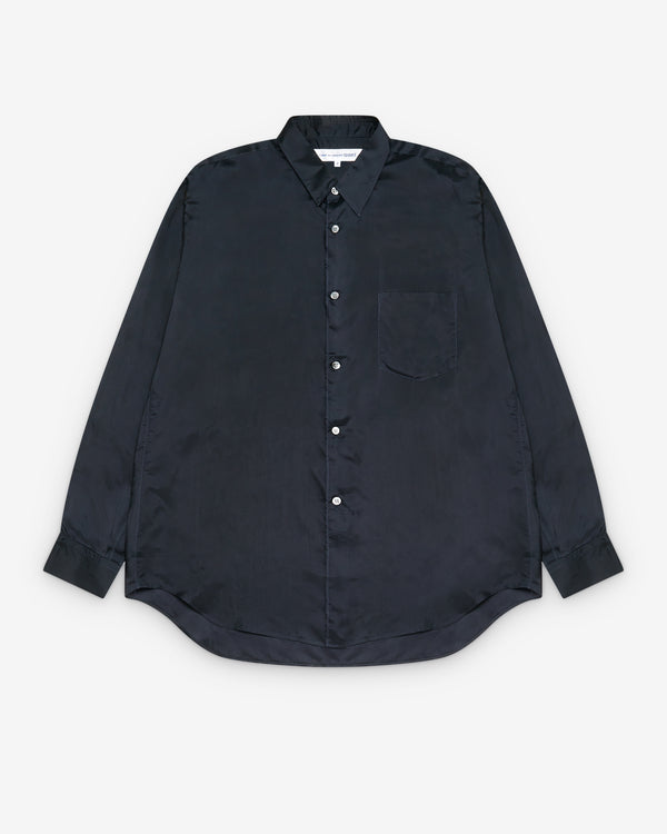 CDG Shirt Forever - Men's Cupra Taffetas Narrow Classic Shirt - (Navy)