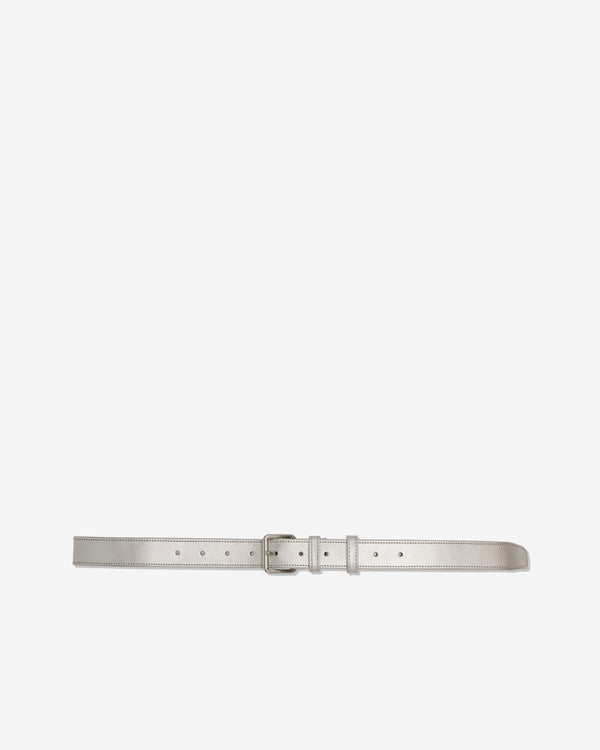 CDG Wallet - Classic Leather Belt - (Silver SA0912GF)