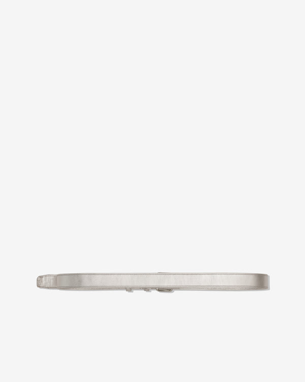 CDG Wallet - Classic Leather Belt - (Silver SA0912GF)