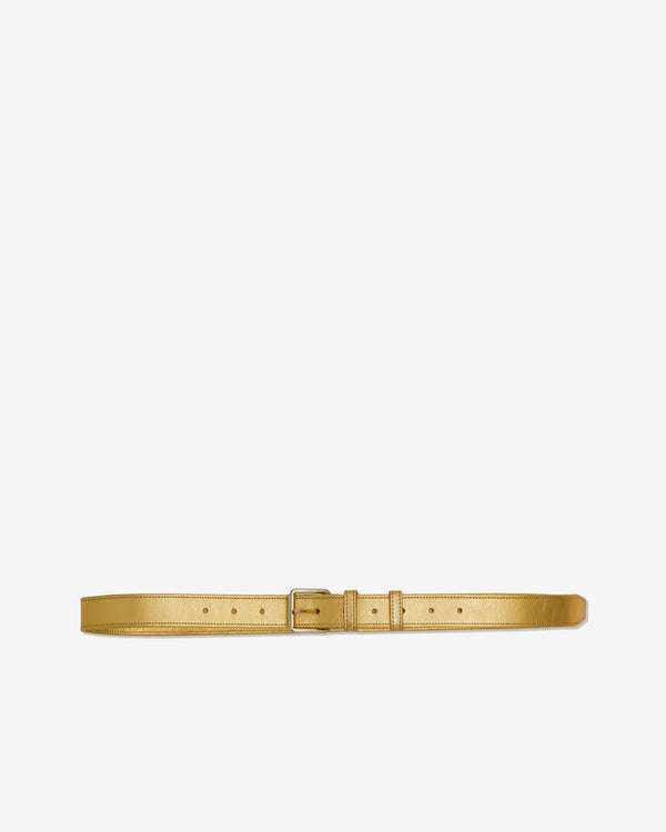 CDG Wallet - Classic Leather Belt - (Gold SA0912GF)
