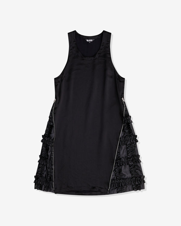 Black Comme des Garçons - Polyester Taffeta Frill Dress - (Black)