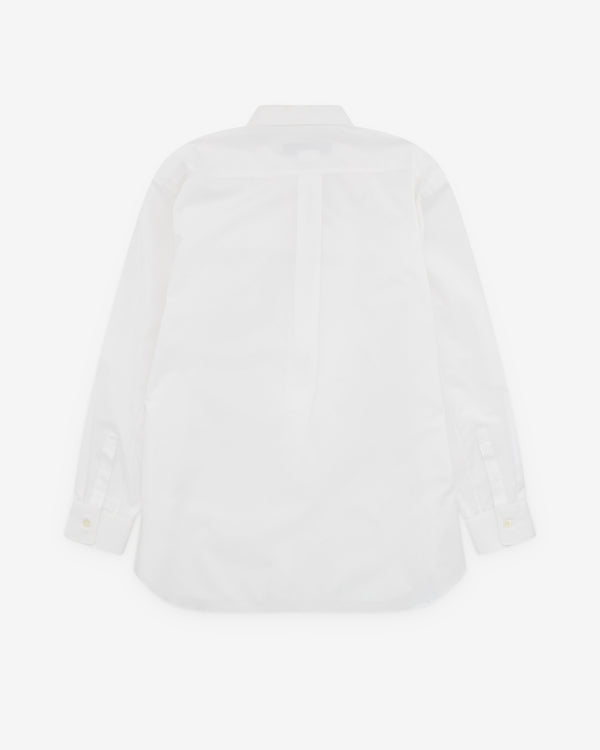 Black Comme des Garçons - Double Buckle Shirt - (White)