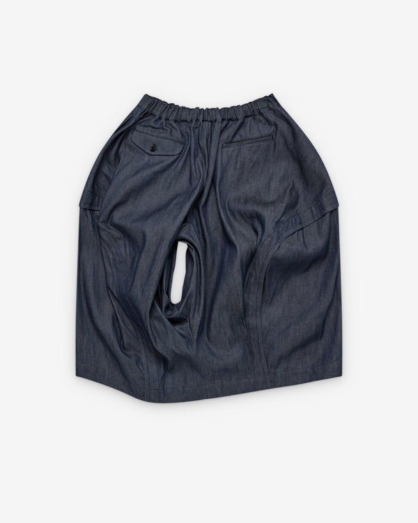 Black Comme des Garçons - Denim Cut Out Trousers - (Indigo)