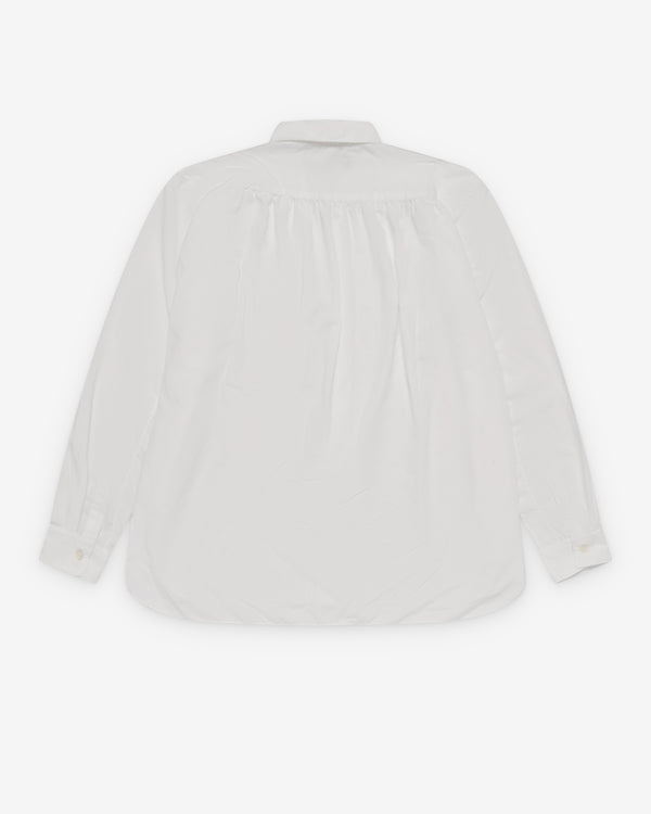Black Comme des Garçons - Pleated Shirt - (White)