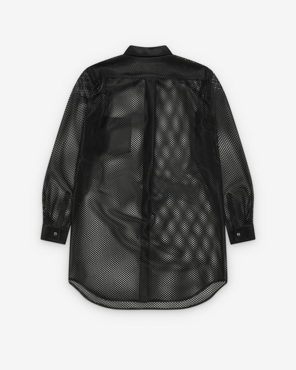 Black Comme des Garçons - Long Mesh Shirt - (Black)