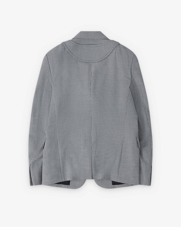 Black Comme des Garçons - Houndstooth Check Blazer - (Black/White)