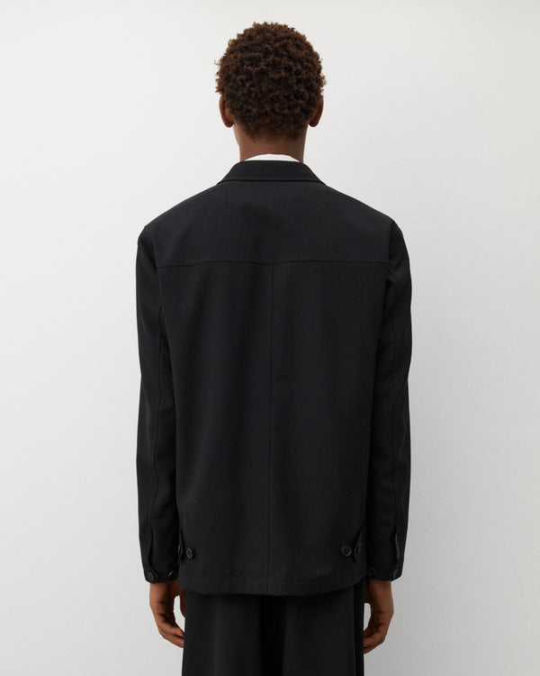 CDG Homme - Men's Wool Gabardine Sports Jacket - (Black)