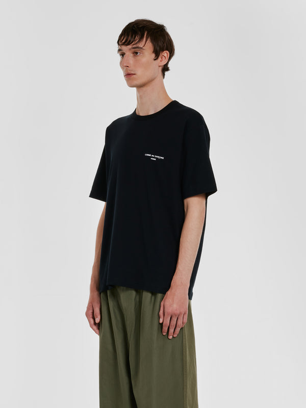 CDG Homme - Men's Logo T-Shirt - (Black)