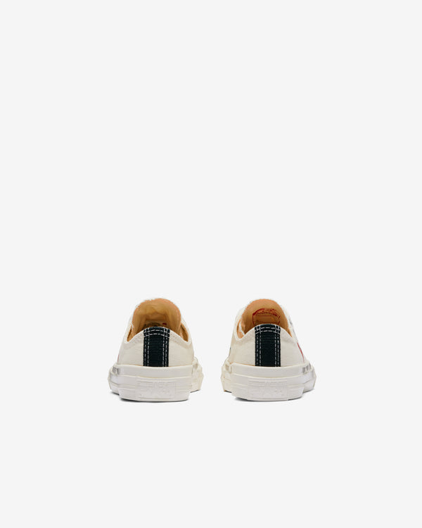 Play Converse - Kids' Small Red Heart All Star 70's Low Sneakers - (Beige)