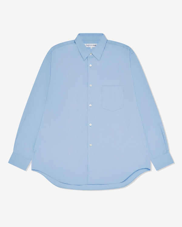 CDG Shirt Forever - Men's Narrow Classic Shirt - (Blue Plain)