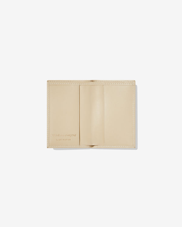 CDG Wallet - Classic Leather Bifold Wallet - (Off-White SA6400)