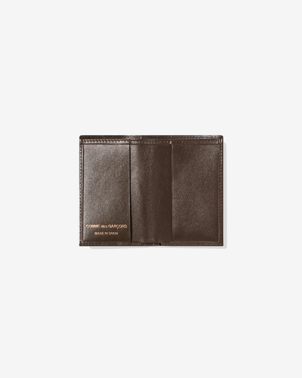 CDG Wallet - Classic Leather Bifold Wallet - (Brown SA6400)