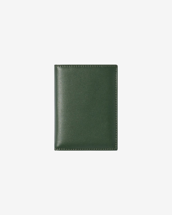CDG Wallet - Classic Leather Bifold Wallet - (Bottle Green SA0641)