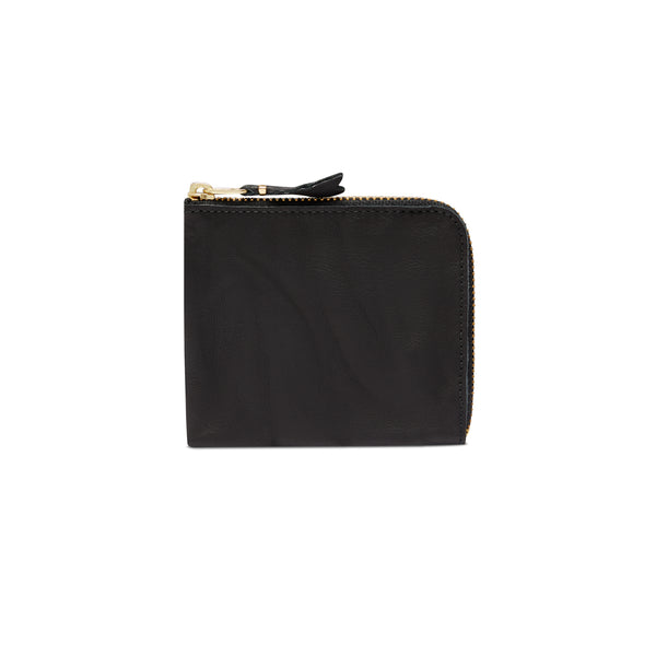 CDG Wallet - Washed Zip Around Wallet - (Black SA3100WW)