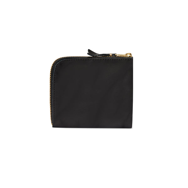 CDG Wallet - Washed Zip Around Wallet - (Black SA3100WW)