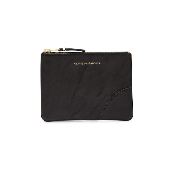 CDG Wallet - Washed Zip Pouch - (Black SA8100WW)
