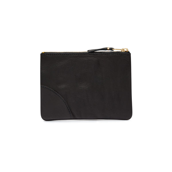 CDG Wallet - Washed Zip Pouch - (Black SA8100WW)